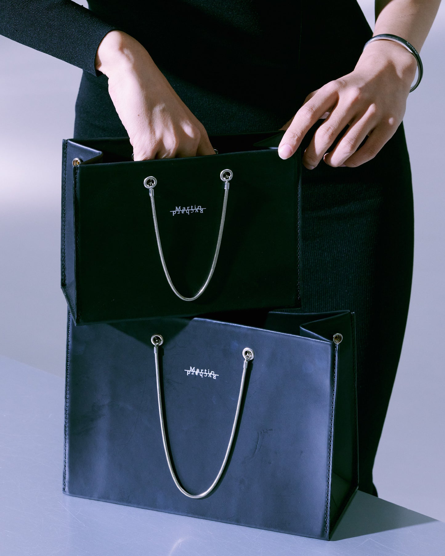 Leather Shopper 01